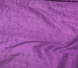 Amethyst Purple - Hand Dyed Silk Dupioni Fabric