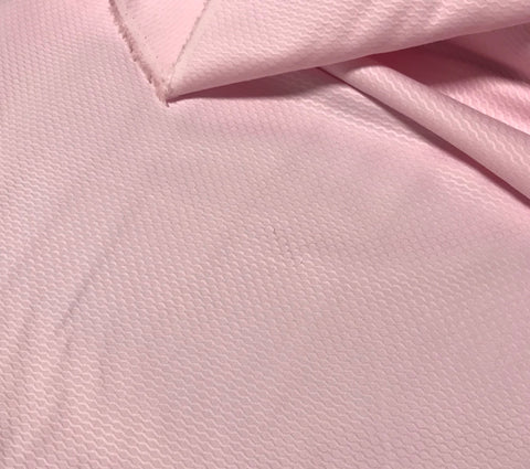 Spechler-Vogel Fabric - Pink Pima Super Bullseye Pique Swiss Cotton Fabric