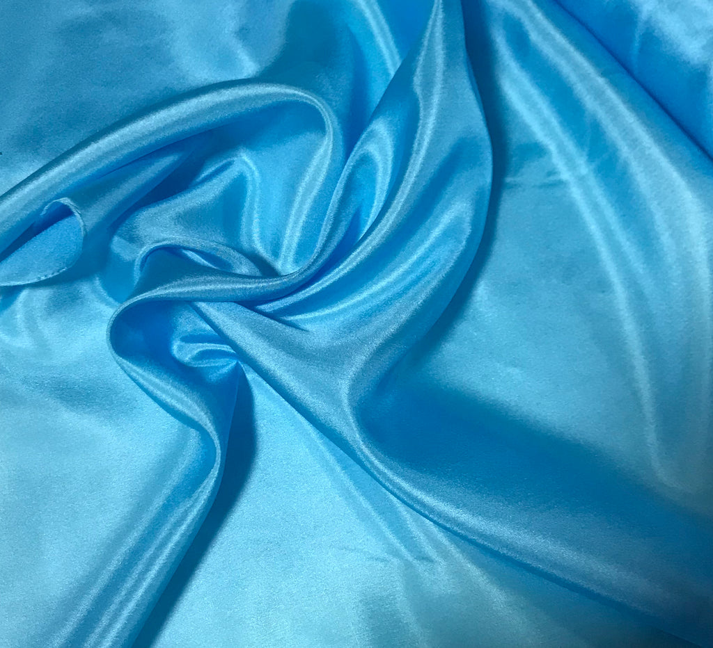 Bright Turquoise - 8mm Silk Habotai