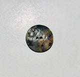 Black Mother of Pearl 2 Hole Button - Dill Buttons Brand (2 Sizes to Choose From)