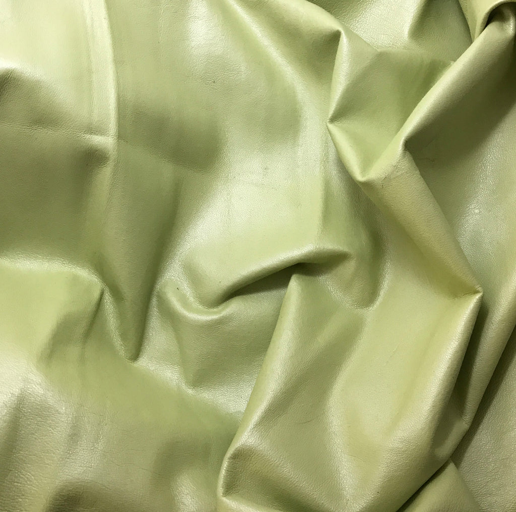 Metallic Pearl Green - Lambskin Leather