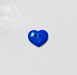 Heart Plastic Button 15mm/ 5/8" - Dill Buttons Brand (6 Colors to Choose)