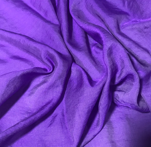 Violet Purple - Hand Dyed Silk/Cotton Sateen