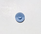 Two Tone Periwinkle Blue Plastic Button - Dill Buttons Brand (2 Sizes to Choose From)