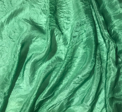 Moss Green - Hand Dyed Silk Habotai