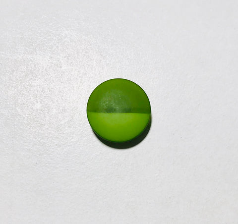 Two Tone Green Plastic Button - Dill Buttons Brand (2 Sizes to Choose)