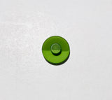 Two Tone Green Plastic Button - Dill Buttons Brand (2 Sizes to Choose)
