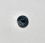 Black Art Deco Rhinestone Plastic Button - Dill Buttons Brand (2 Sizes to Choose)