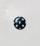 Polka Dot Plastic Button 25mm/ 1" - Dill Buttons Brand (2 Colors to Choose From)