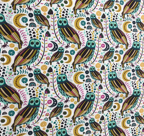 Sova Nightlight Owls - Art Gallery Cotton Fabric