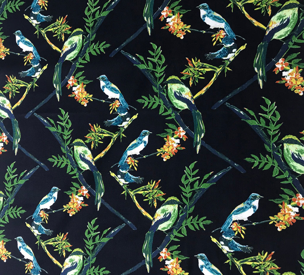 Night Talks Bloomsbury Birds - Art Gallery Cotton Fabric