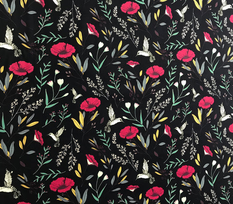 Magical Fauna Mystique Hummingbirds - Art Gallery Cotton Fabric