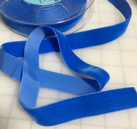 French Velvet Ribbon (3/8 wide) ( 50 Colors to choose from