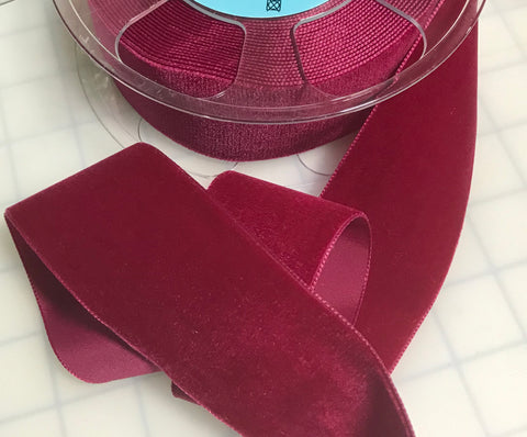 French Velvet Ribbon (3/8 wide) ( 50 Colors to choose from) – Prism  Fabrics & Crafts