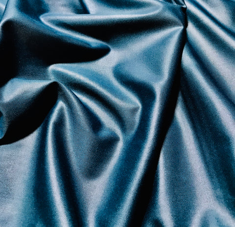Teal Blue - Rayon Gabardine Fabric