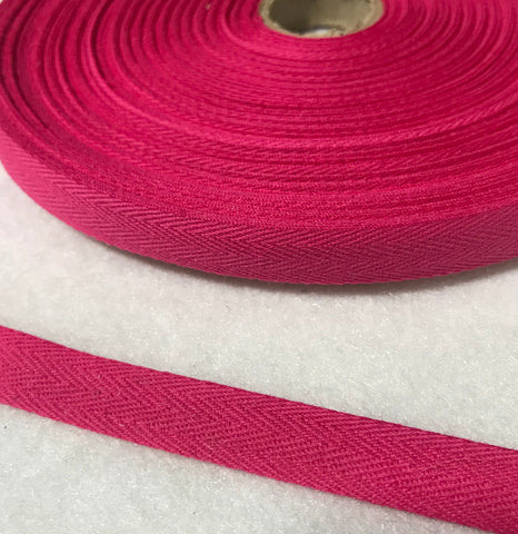 Light Pink Cotton twill tape( 1/2, 3/4, 1, 1 1/2, 2) - PetiteCocoCrafts  Signature cotton ribbon collection (TRIM BASIC 10)