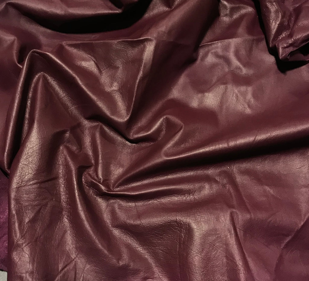 Maroon - Lambskin Leather