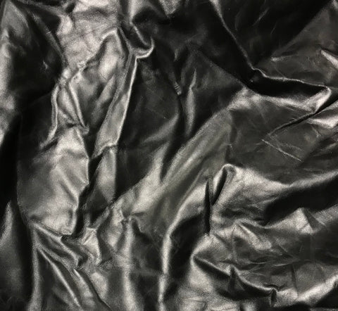 Black Shimmer - Cow Hide Leather