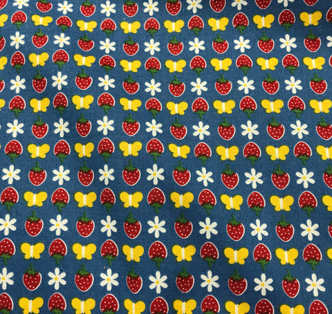 Gingham Girls Butterfly Blue - Riley Blake Cotton Fabric
