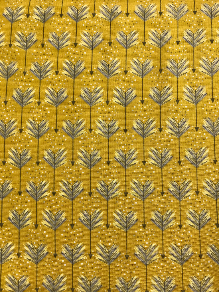 Yellow Arrows - Modern Tyke - Henry Glass & Co Cotton Fabric