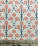 Pink Dandelions - Treehouse - Figo Cotton Fabrics