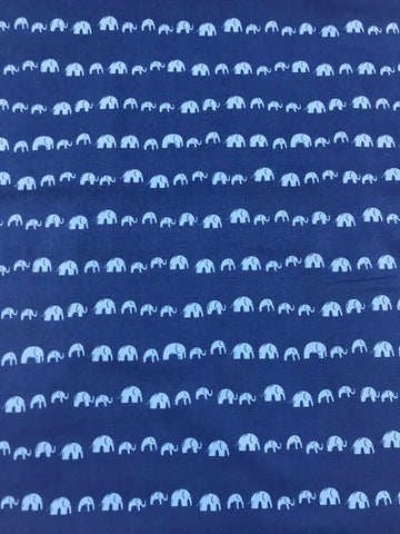 Elephants Echo Electric - Selva - Art Gallery Premium Cotton Fabric