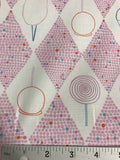 Midway Treats Pink - Ring Toss - Figo Cotton Fabrics