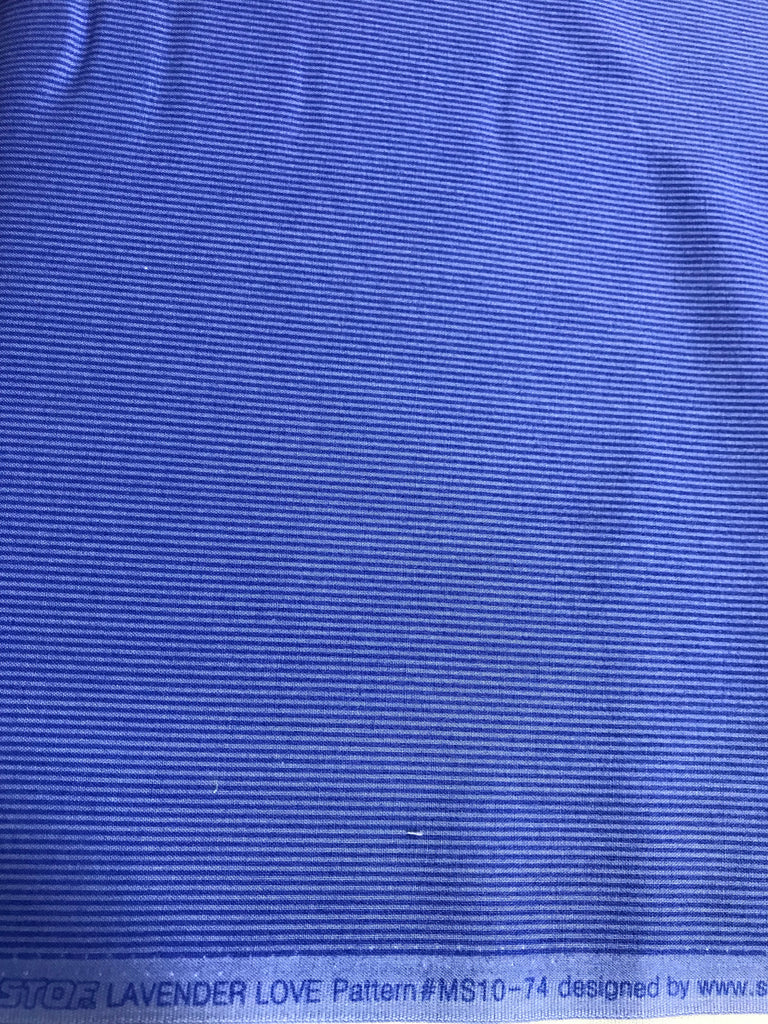 Periwinkle Blue Small Stripes - Stof Cotton Fabrics