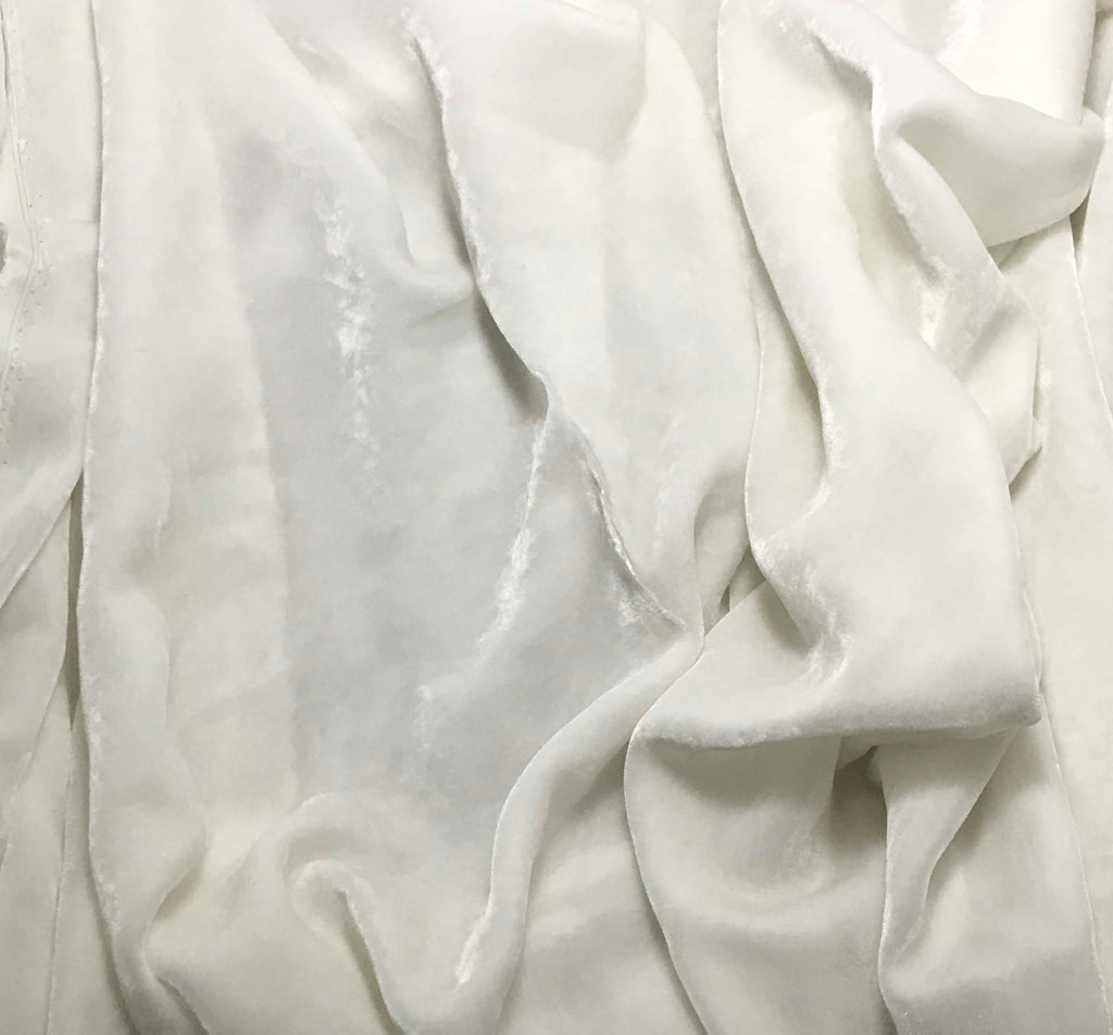 Bright White - Silk Velvet