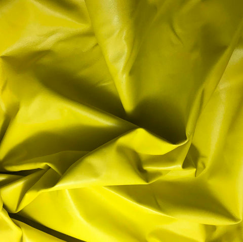 Neon Yellow - Lambskin Leather
