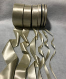 Taupe Double Sided Satin Ribbon - Made in France (7 Widths to choose from)