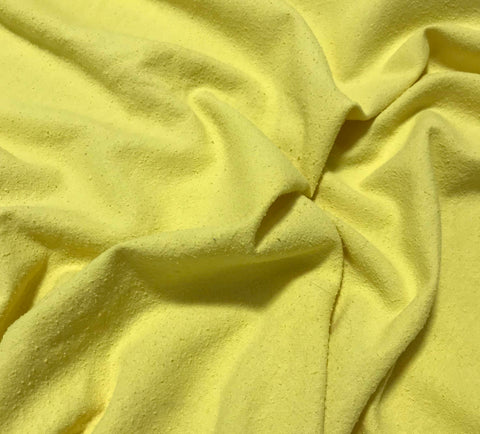 Sunshine Yellow - Hand Dyed Silk Noil