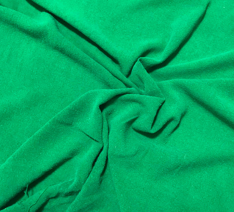 Emerald Green - Hand Dyed Poplin Gauze Silk Noil