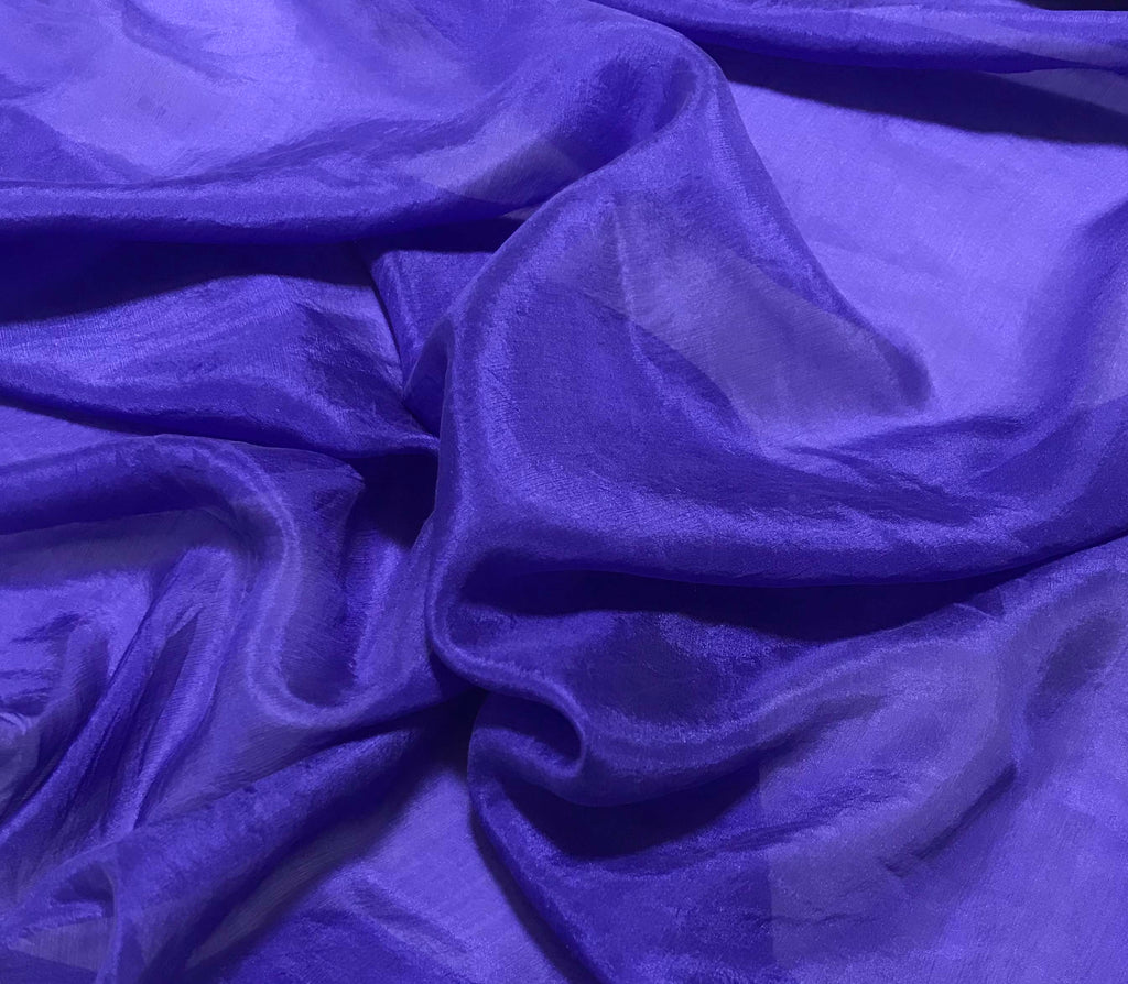 Violet Purple - Hand Dyed Silk Habotai