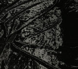 Black - Stretch Polyester Crushed Velvet Fabric