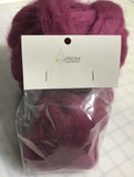 Raspberry Sorbet - Finest Romney & Merino Wool Roving (.5 Oz)