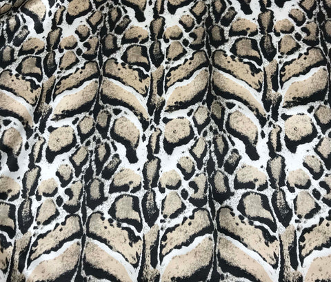 Snow Leopard Spots - Silk Charmeuse