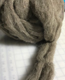 Natural Taupe - Finest Romney & Merino Wool Roving (.5 Oz)