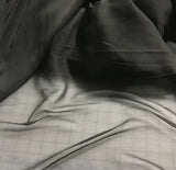 Black Crinkle - Polyester Chiffon Fabric