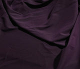 Deep Purple - Polyester Satin Faced Chiffon Fabric