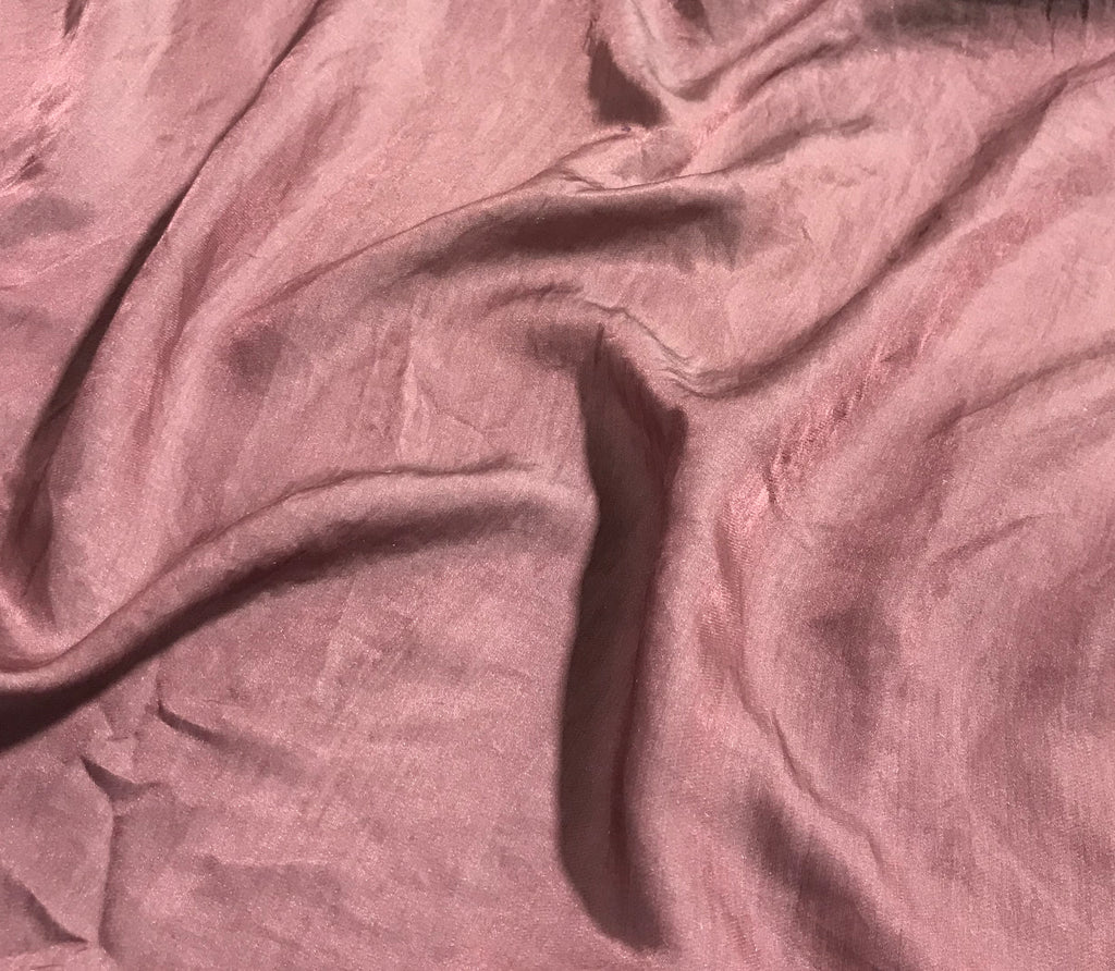 Mauve - Hand Dyed Silk/Cotton Sateen