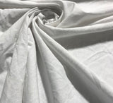 White 100% Cotton Chambray Fabric
