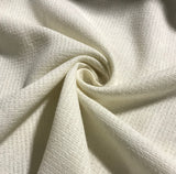 Natural White - Squares Weave Silk Noil