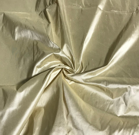 Pale Yellow - Silk Dupioni Fabric