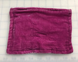 Lilac Hand Dyed Silk Velvet Zipper Pouch