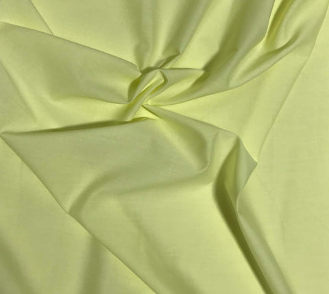 Spechler-Vogel Fabric - Lemon Yellow Imperial Batiste Poly/Cotton