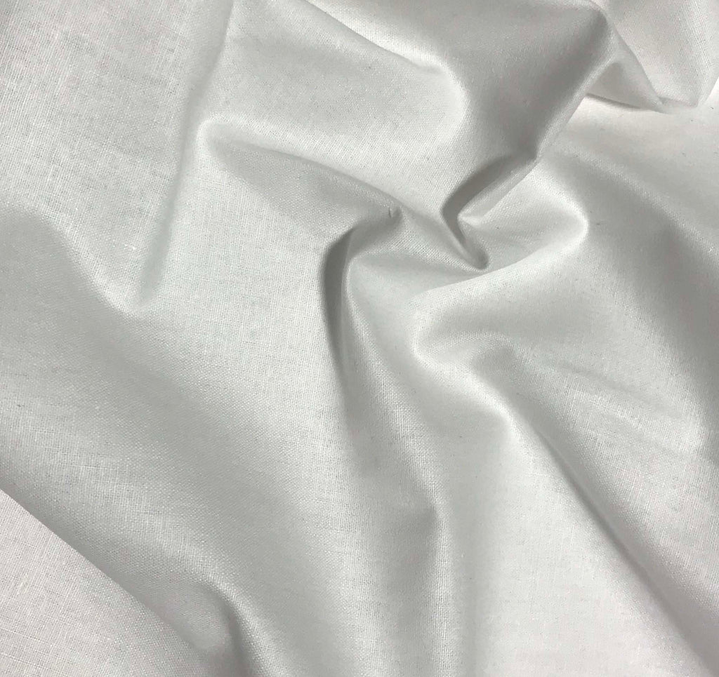 Spechler-Vogel Fabric - Southern Classic Linen/Cotton - White
