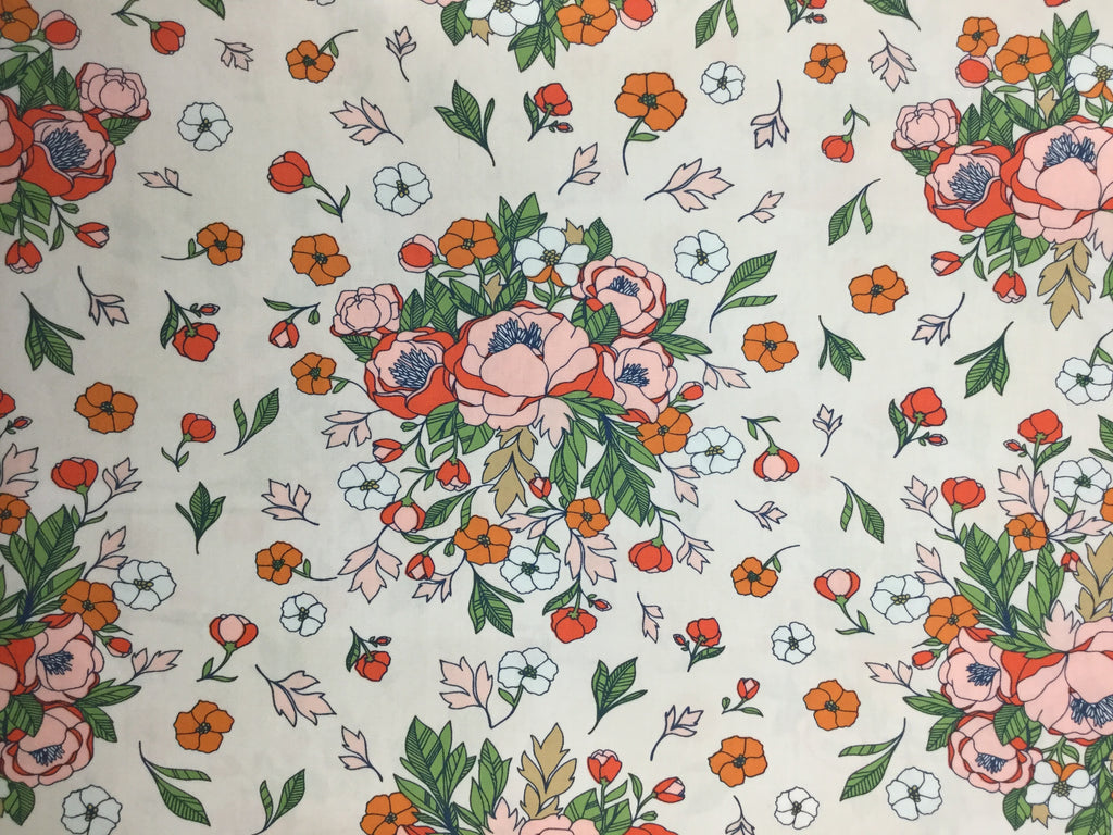 Soulmate Floral - Love Story by Maureen Cracknell for Art Gallery Fabrics - Premium Cotton
