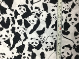 Pandalings Pod - Black & White - Pandalicious by Katarina Roccella for Art Gallery Fabrics - Premium Cotton