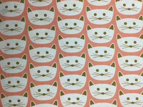 Cat Nap Pink - Blush by Dana Willard for Art Gallery Fabrics - Premium Cotton
